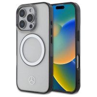 Mercedes Printed Logo MagSafe Case for iPhone 16 Pro Max - Clear