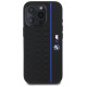 BMW Silicone Hexagon Blue Line MagSafe Case for iPhone 16 Pro Max - Black