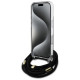 Guess Crossbody Cord 4G Print Case for iPhone 16 - Black