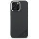 Mercedes Silicone Tonal Logo Wood Pattern MagSafe iPhone 16 Pro Max Case - Black
