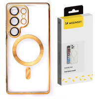 Wozinsky Electroplated Case with Magsafe for Samsung Galaxy S25+ - Gold