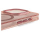 Wozinsky Glitter Case with Mag Safe for Samsung Galaxy S25 - Pink with Glitter
