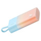 Baseus Popsicle 5200mAh 20W Powerbank with Built-in Lightning Cable (+ White Baseus Simple USB-C - USB-C 60W/20V/3A/30cm Cable) - Blue-Orange