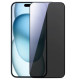 Joyroom JR-MLG0282 2.5D Dustproof Privacy Tempered Glass with Black Frame for iPhone 15 Plus/16 Plus