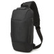 Wozinsky Premium Single Shoulder Anti-Theft City Backpack with Organizer and USB - Black