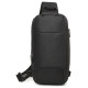 Wozinsky Premium Single Shoulder Anti-Theft City Backpack with Organizer and USB - Black