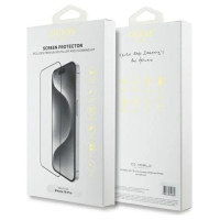 Guess Screen Protector 2.5D Outline Tempered Glass for iPhone 16 Pro
