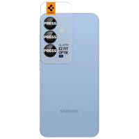 Spigen Optik Pro GLAS.TR EZ FIT 2-pack Camera Cover for Samsung Galaxy S25 - Black