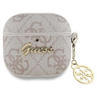 Guess GUA4G4GSMP AirPods 4 cover pink/pink 4G Charm Collection