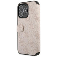 Guess GUBKP13X4GMGPI iPhone 13 Pro Max 6.7" pink/pink book 4G Big Metal Logo