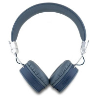 Guess Bluetooth ENC GUBH70PGTSPSB on-ear headphones blue/blue Grained Classic Round Shape