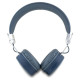 Guess Bluetooth ENC GUBH70PGTSPSB on-ear headphones blue/blue Grained Classic Round Shape