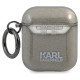 Karl Lagerfeld KLA2UCHGK AirPods 1/2 cover black/black Glitter Choupette