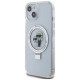Karl Lagerfeld KLHMP15SHMRSKCH iPhone 15 / 14 / 13 6.1" white/white hardcase Ring Stand Karl&Choupette MagSafe
