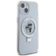 Karl Lagerfeld KLHMP15SHMRSKCH iPhone 15 / 14 / 13 6.1" white/white hardcase Ring Stand Karl&Choupette MagSafe