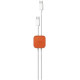 Uniq Pod Self-adhesive Cable Organizer - Set of 8 - Orange