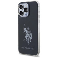 U.s. Polo Assn. US Polo USHCP15XTPUHRBK iPhone 15 Pro Max 6.7" black/black Shiny Big Logo