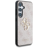 Guess Big 4G Logo Classic Logo Case for Samsung Galaxy S25 Pink