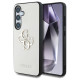 Guess Grained Big 4G Logo Small Classic Logo case for Samsung Galaxy S25 beige