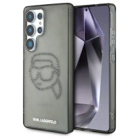 Karl Lagerfeld Case Karl Lagerfeld Rhinestones Karl Head Logo Samsung Galaxy S25 Ultra black
