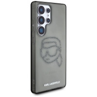 Karl Lagerfeld Case Karl Lagerfeld Rhinestones Karl Head Logo Samsung Galaxy S25 Ultra black