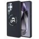 Karl Lagerfeld Silicone Double Heads And Circle MagSafe Samsung Galaxy S25 Ultra case black