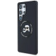 Karl Lagerfeld Silicone Double Heads And Circle MagSafe Samsung Galaxy S25 Ultra case black