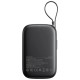 Joyroom JR-PBF18 22.5W 10000mAh Powerbank with Built-in Lightning Cable + USB-C Cable 0.25 cm - Black