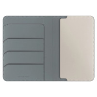 Uniq Belmont RFID Blocking Passport Case - Green/Ivory