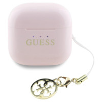 Guess TWS Guess Glossy Effect Printed Classic Logo & Charm Headphones - Pink