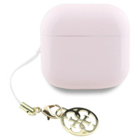 Guess TWS Guess Glossy Effect Printed Classic Logo & Charm Headphones - Pink