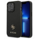 Guess Saffiano 4G Small Metal Logo case for iPhone 13 Pro / 13 6.1" - black