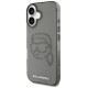 Karl Lagerfeld IML Rhinestones Karl Head Case for iPhone 16 Black