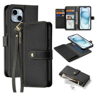 Dux Ducis Lawa Leather Case for iPhone 15 - Black
