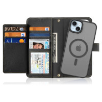 Dux Ducis Lawa Leather Case for iPhone 15 - Black