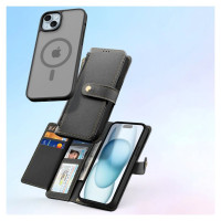 Dux Ducis Lawa Leather Case for iPhone 15 - Black