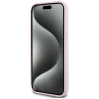 Karl Lagerfeld Silicone Karl&Choupette MagSafe iPhone 15 Case - Pink