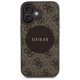 Guess 4G Circle Classic Logo MagSafe case for iPhone 16 - brown