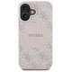 Guess 4G Circle Classic Logo MagSafe iPhone 16 Case - Pink