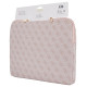 Guess Sleeve 4G Zipper Pocket Triangle Logo 14" Laptop Bag - Pink