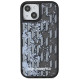 Karl Lagerfeld Liquide Glitter Monogram Gradient iPhone 15 Case - Black