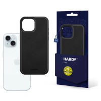 3Mk Protection 3mk Hardy Apple Silky Leather MagCase for Apple iPhone 15 Plus - Black