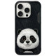 Nimmy Big Eyed Pet 2.0 Panda case for iPhone 16 Pro Max - black