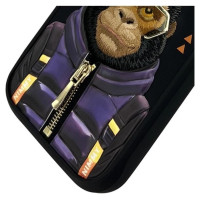 Nimmy Cool&Cute 2.0 Monkey Case for iPhone 16 Pro Max - Black