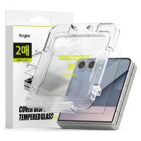 Ringke Cover Display Easy Slide Tempered Glass 2-pack for Samsung Galaxy Z Flip 7 - Transparent