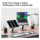 Spigen LD204H Stand + Hub 6-in-1 - Gray
