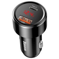 Baseus Magic Series PPS CCMLC20C-01 car charger 45W USB-C PD / USB-A QC - black