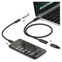 Ugreen 40574 USB-C - USB-C 5Gb/s cable 0.5m - black