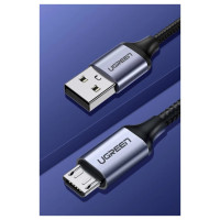 Ugreen US290 60146 USB-A / micro USB 2.4A cable 1m - gray