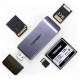 Ugreen SD / micro SD / CF / MS card reader for USB 3.0 gray (50541)